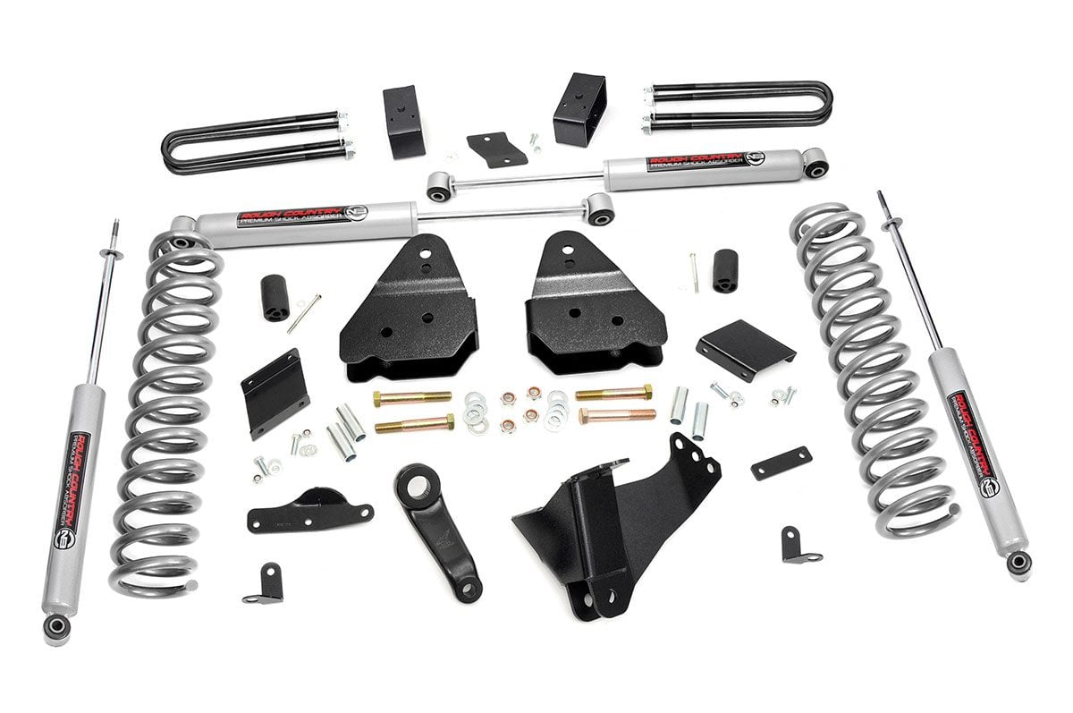Ford F-250 Super Duty Suspension Lift Kit - Rough Country - 4.5 Inch Lift Kit | OVLD - '11-'14